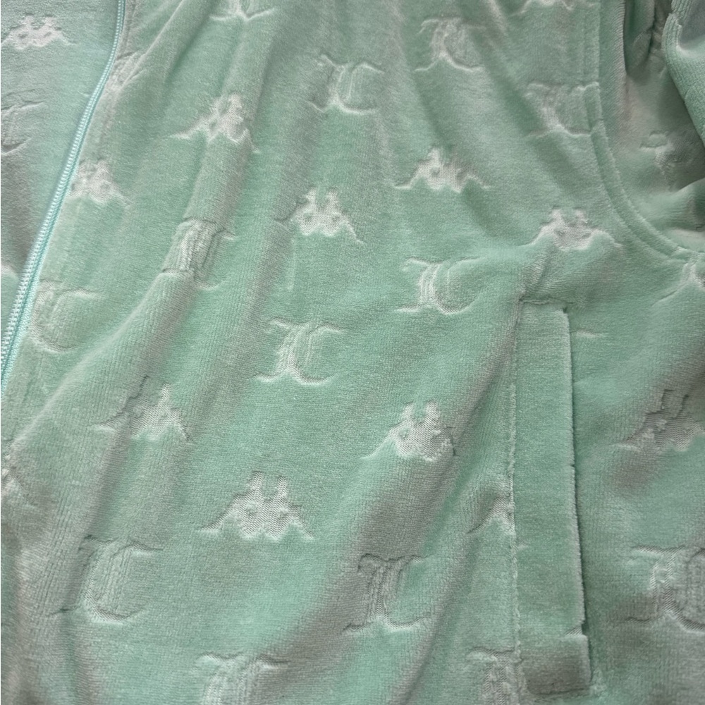 Kappa x Juicy Couture Mint Green zip up & pants - Picture 3 of 6
